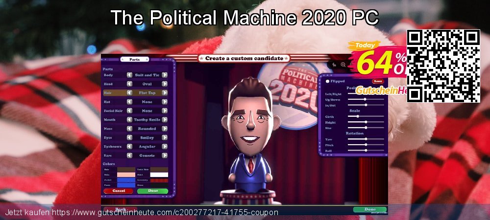 The Political Machine 2020 PC exklusiv Preisnachlässe Bildschirmfoto