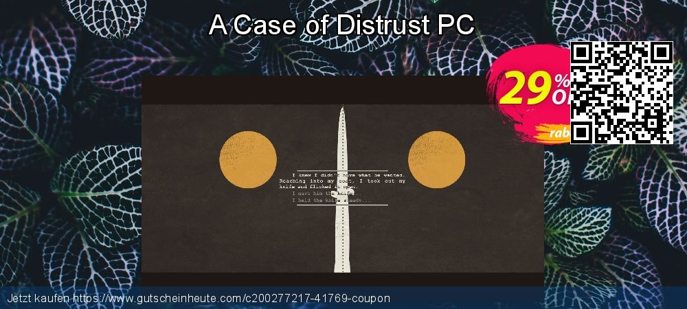 A Case of Distrust PC verblüffend Sale Aktionen Bildschirmfoto