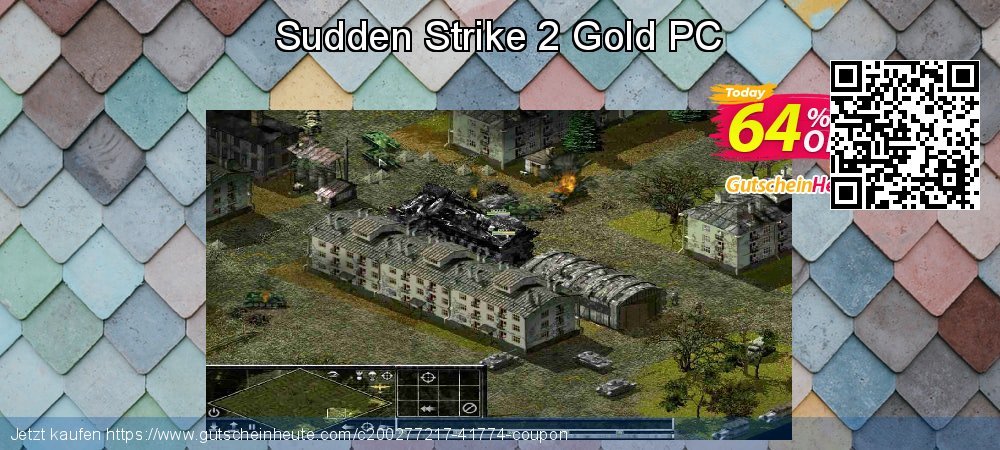 Sudden Strike 2 Gold PC toll Promotionsangebot Bildschirmfoto