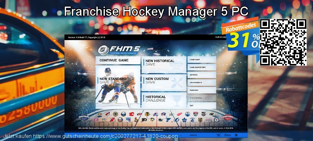 Franchise Hockey Manager 5 PC ausschließenden Sale Aktionen Bildschirmfoto