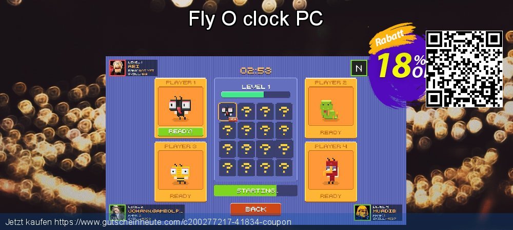 Fly O clock PC formidable Preisnachlass Bildschirmfoto