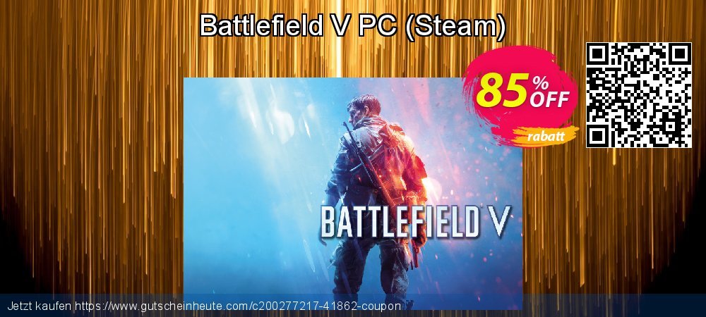 Battlefield V PC - Steam  verblüffend Ermäßigung Bildschirmfoto