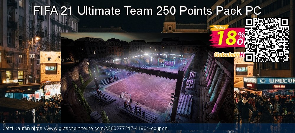 FIFA 21 Ultimate Team 250 Points Pack PC aufregenden Ermäßigung Bildschirmfoto