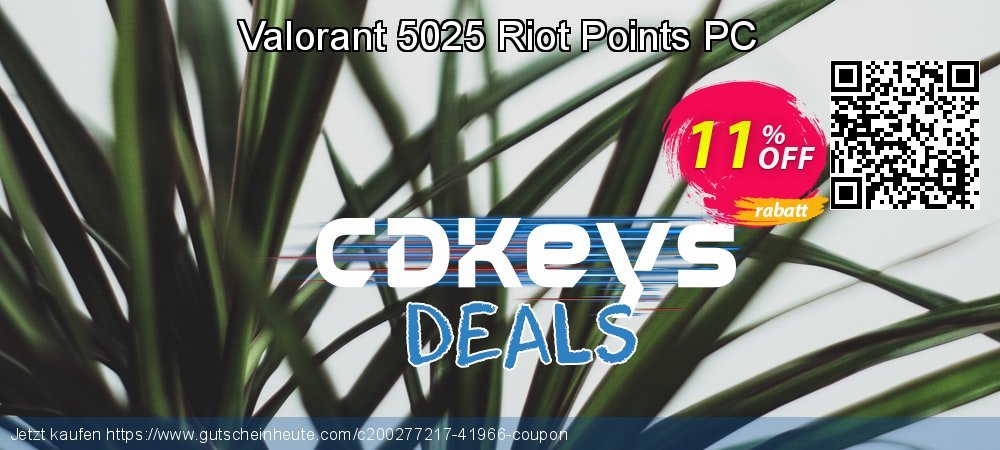 Valorant 5025 Riot Points PC umwerfenden Verkaufsförderung Bildschirmfoto