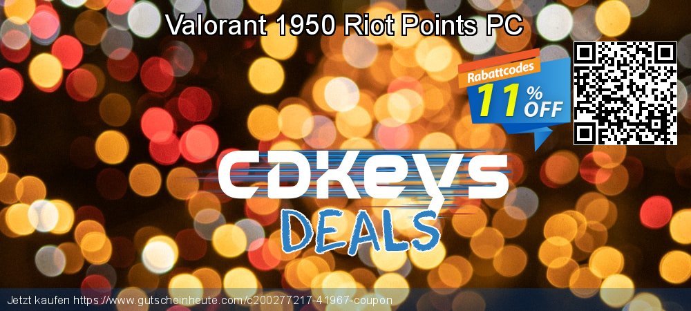 Valorant 1950 Riot Points PC geniale Ausverkauf Bildschirmfoto