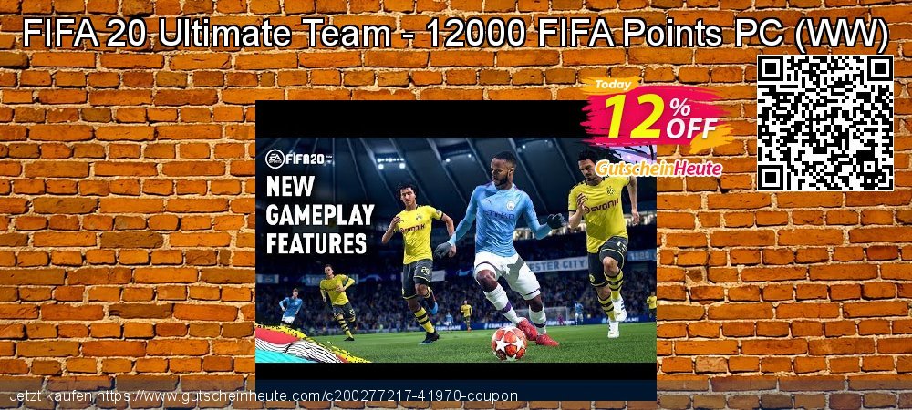 FIFA 20 Ultimate Team - 12000 FIFA Points PC - WW  spitze Preisnachlass Bildschirmfoto