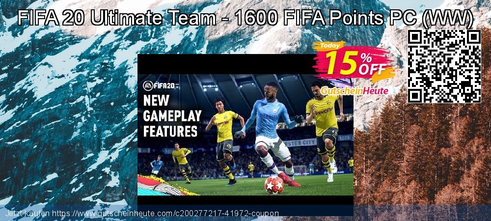 FIFA 20 Ultimate Team - 1600 FIFA Points PC - WW  exklusiv Beförderung Bildschirmfoto