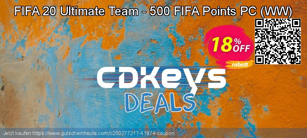 FIFA 20 Ultimate Team - 500 FIFA Points PC - WW  ausschließlich Rabatt Bildschirmfoto