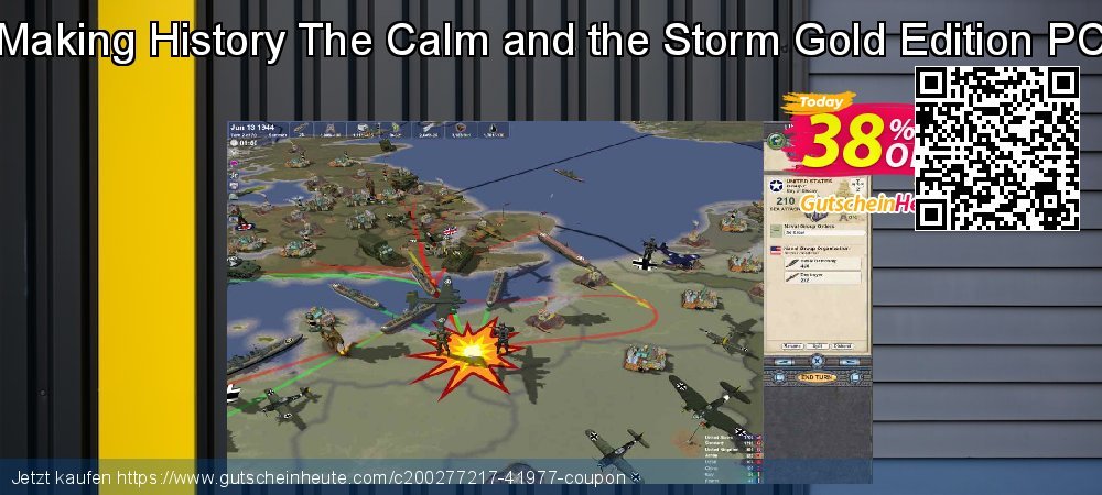 Making History The Calm and the Storm Gold Edition PC Sonderangebote Angebote Bildschirmfoto