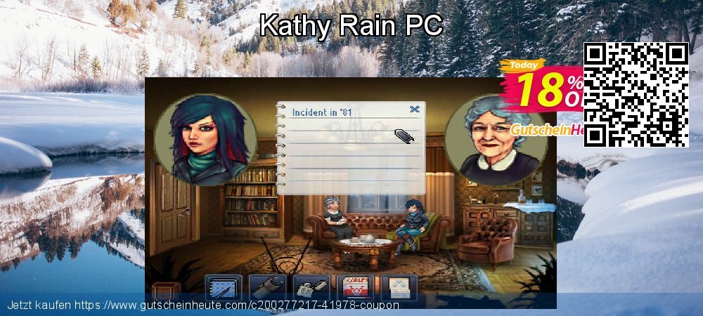 Kathy Rain PC erstaunlich Promotionsangebot Bildschirmfoto
