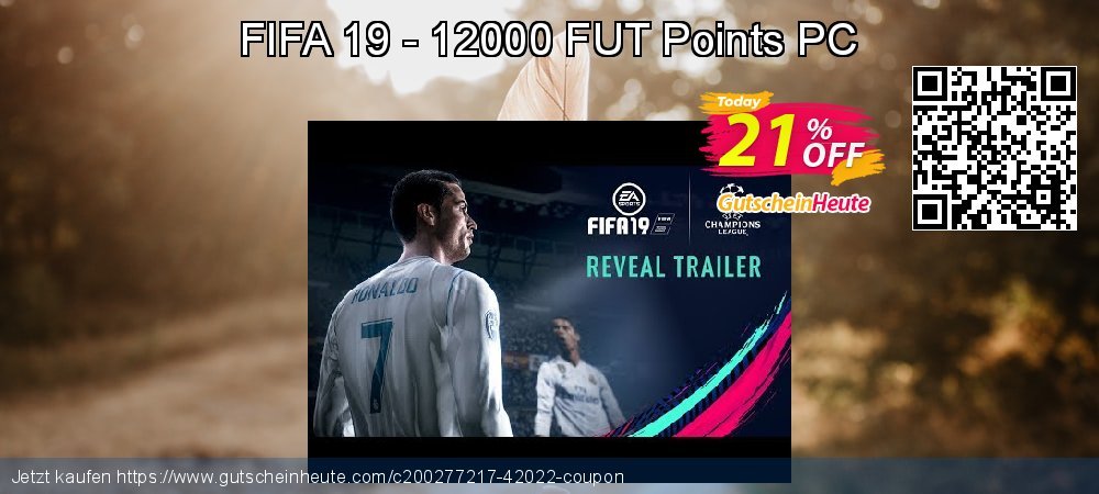 FIFA 19 - 12000 FUT Points PC toll Förderung Bildschirmfoto