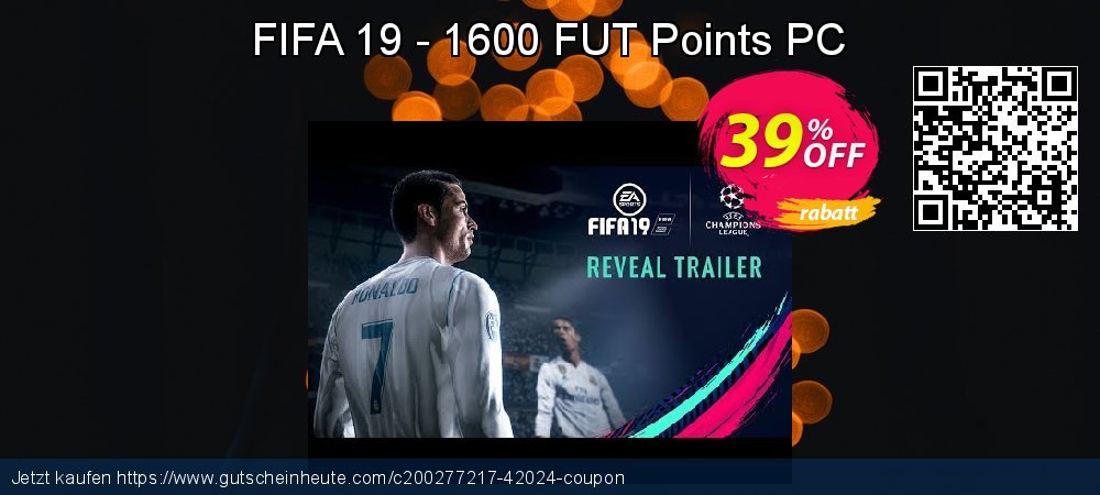 FIFA 19 - 1600 FUT Points PC beeindruckend Sale Aktionen Bildschirmfoto