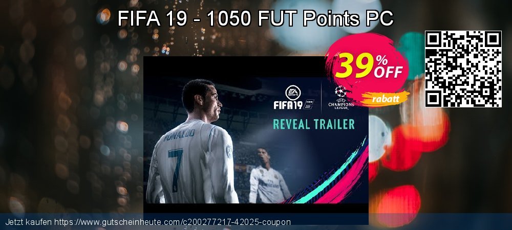 FIFA 19 - 1050 FUT Points PC faszinierende Rabatt Bildschirmfoto