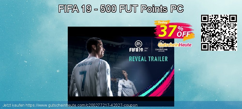 FIFA 19 - 500 FUT Points PC umwerfende Preisnachlässe Bildschirmfoto