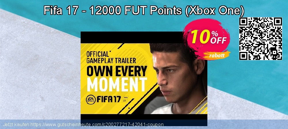 Fifa 17 - 12000 FUT Points - Xbox One  unglaublich Sale Aktionen Bildschirmfoto