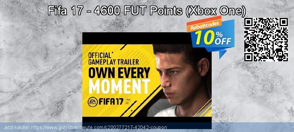 Fifa 17 - 4600 FUT Points - Xbox One  fantastisch Rabatt Bildschirmfoto