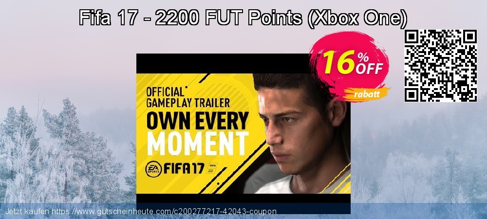 Fifa 17 - 2200 FUT Points - Xbox One  großartig Ermäßigungen Bildschirmfoto