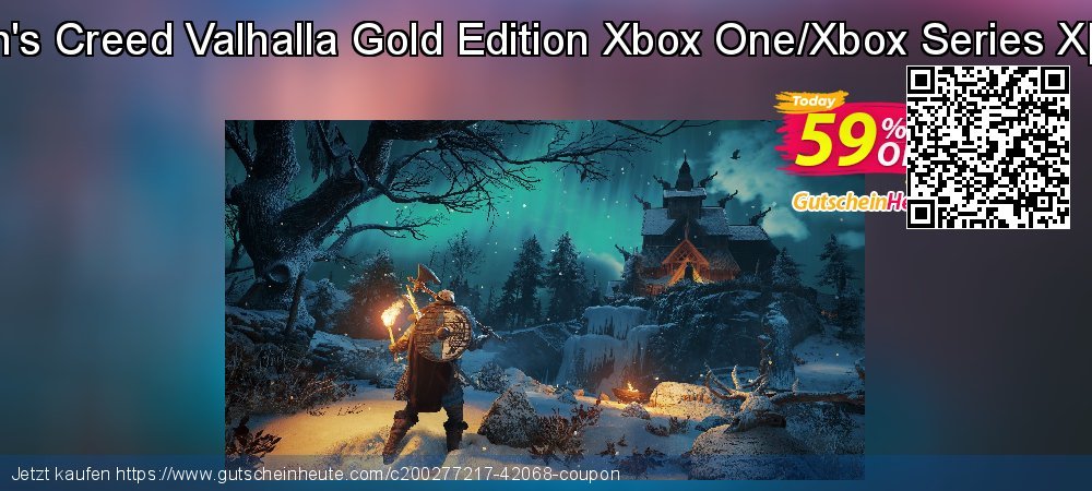 Assassin&#039;s Creed Valhalla Gold Edition Xbox One/Xbox Series X|S - WW  ausschließenden Verkaufsförderung Bildschirmfoto