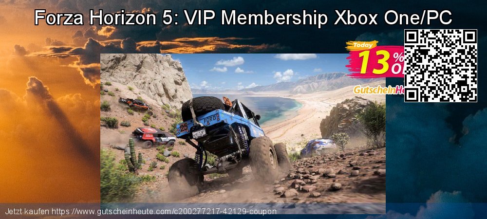 Forza Horizon 5: VIP Membership Xbox One/PC ausschließlich Preisnachlässe Bildschirmfoto