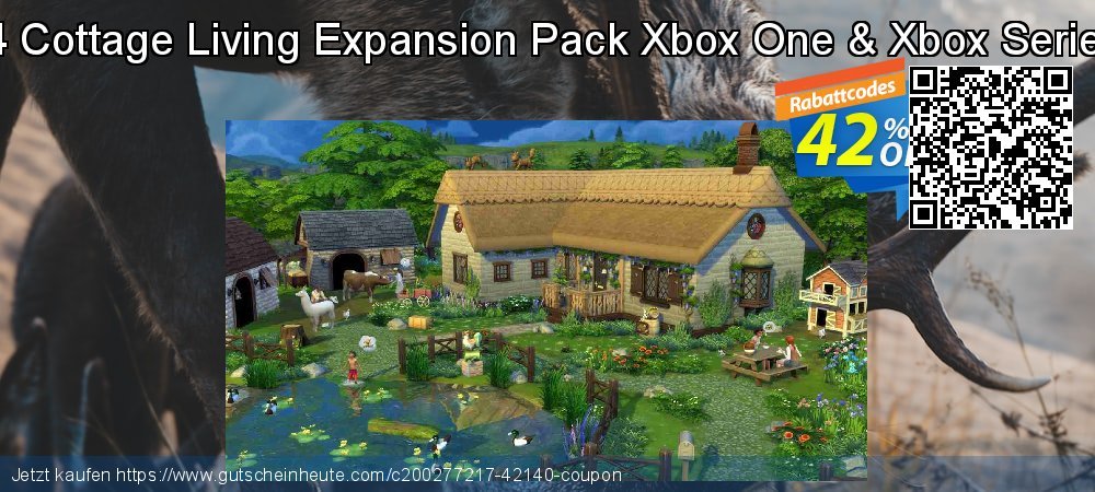 The Sims 4 Cottage Living Expansion Pack Xbox One & Xbox Series X|S - US  wunderschön Preisnachlass Bildschirmfoto