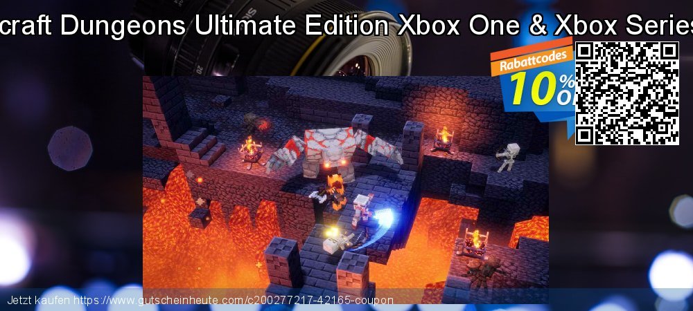 Minecraft Dungeons Ultimate Edition Xbox One & Xbox Series X|S unglaublich Promotionsangebot Bildschirmfoto