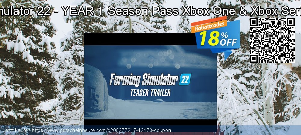 Farming Simulator 22 - YEAR 1 Season Pass Xbox One & Xbox Series X|S - EU  wundervoll Preisreduzierung Bildschirmfoto