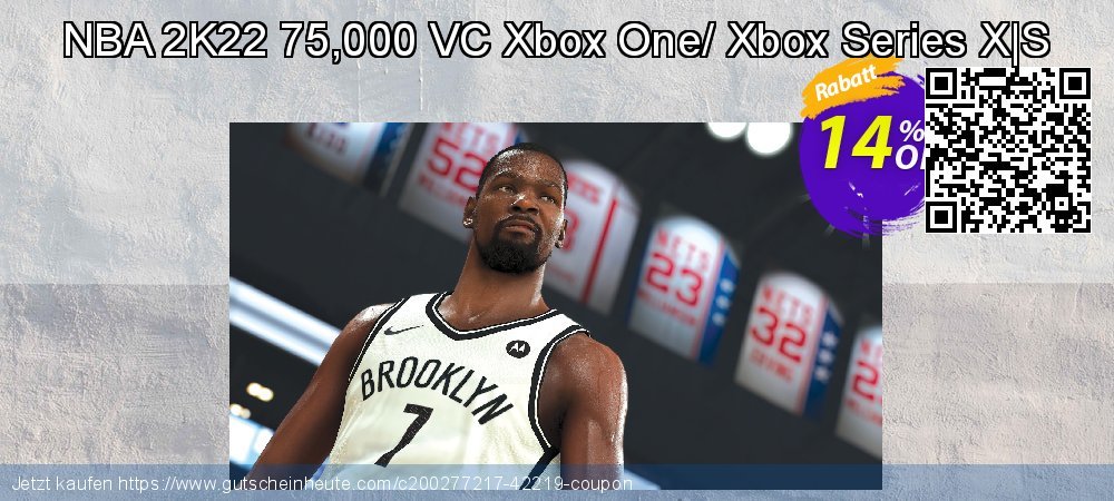 NBA 2K22 75,000 VC Xbox One/ Xbox Series X|S klasse Ermäßigung Bildschirmfoto