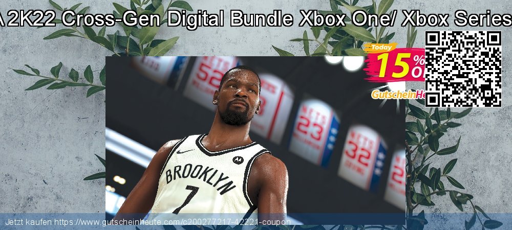 NBA 2K22 Cross-Gen Digital Bundle Xbox One/ Xbox Series X|S uneingeschränkt Verkaufsförderung Bildschirmfoto
