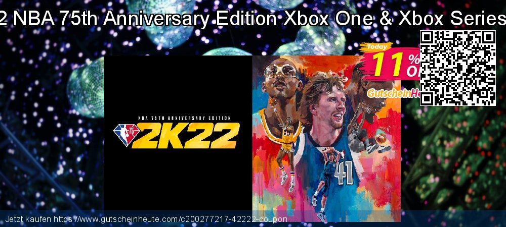 NBA 2K22 NBA 75th Anniversary Edition Xbox One & Xbox Series X|S - US  ausschließlich Ausverkauf Bildschirmfoto