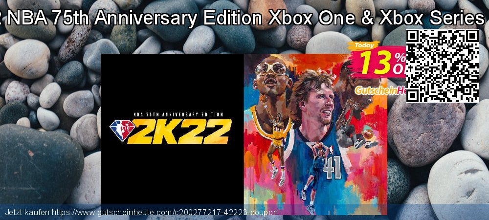 NBA 2K22 NBA 75th Anniversary Edition Xbox One & Xbox Series X|S - WW  ausschließenden Außendienst-Promotions Bildschirmfoto