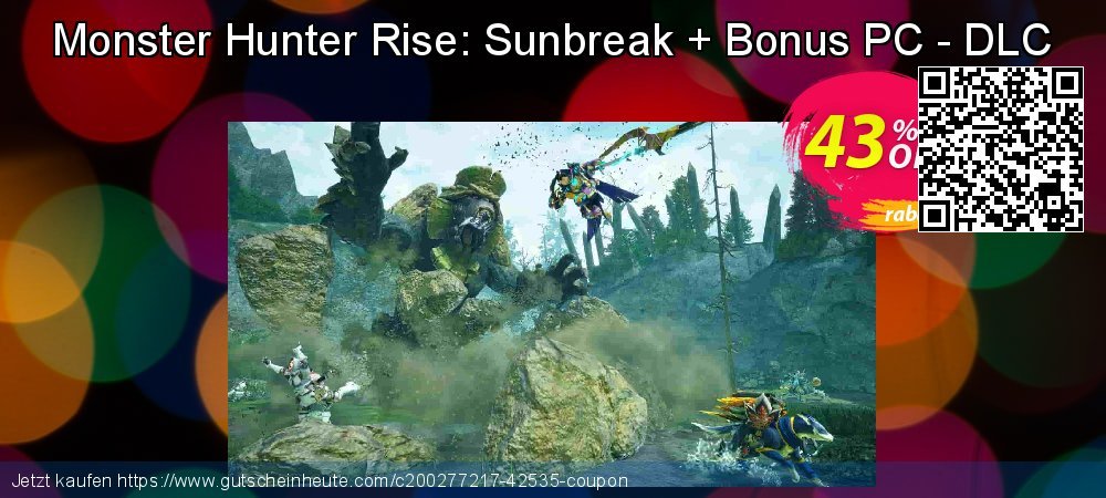 Monster Hunter Rise: Sunbreak + Bonus PC - DLC Sonderangebote Rabatt Bildschirmfoto