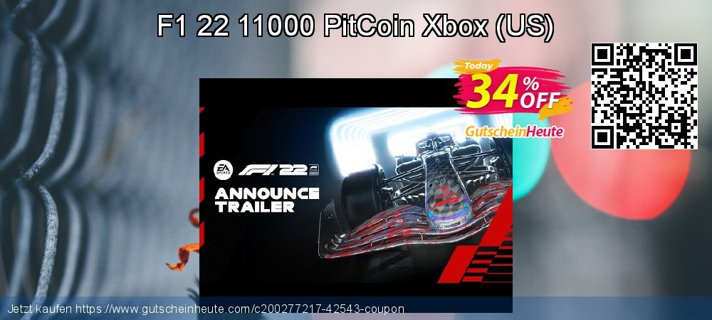 F1 22 11000 PitCoin Xbox - US  wunderschön Disagio Bildschirmfoto