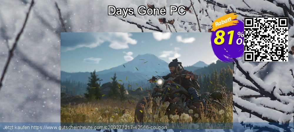 Days Gone PC Sonderangebote Förderung Bildschirmfoto