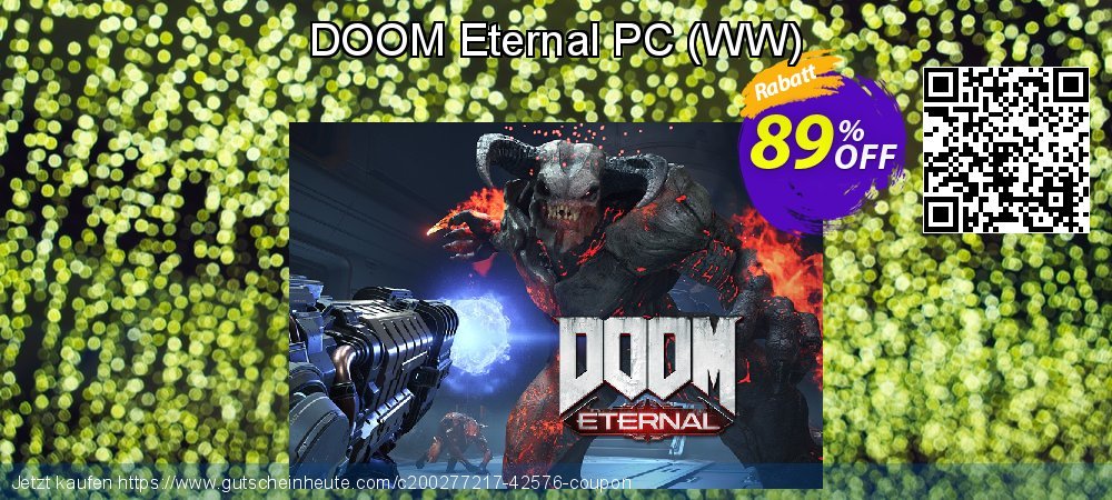 DOOM Eternal PC - WW  wundervoll Ermäßigung Bildschirmfoto