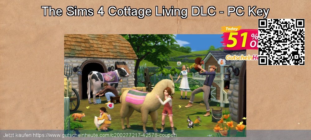 The Sims 4 Cottage Living DLC - PC Key formidable Verkaufsförderung Bildschirmfoto