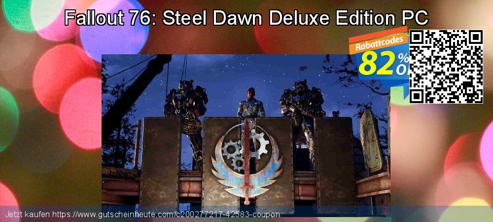 Fallout 76: Steel Dawn Deluxe Edition PC faszinierende Förderung Bildschirmfoto