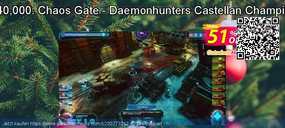Warhammer 40,000: Chaos Gate - Daemonhunters Castellan Champion Edition PC ausschließlich Disagio Bildschirmfoto