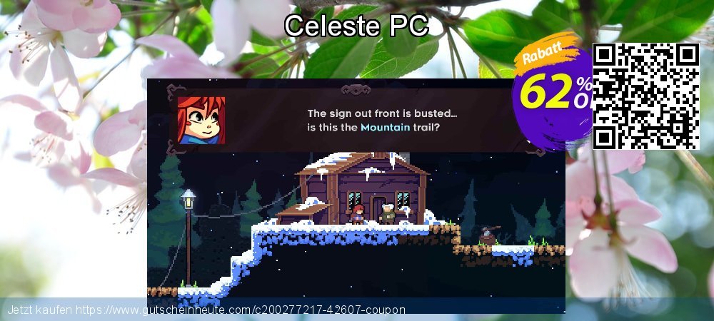 Celeste PC wundervoll Promotionsangebot Bildschirmfoto