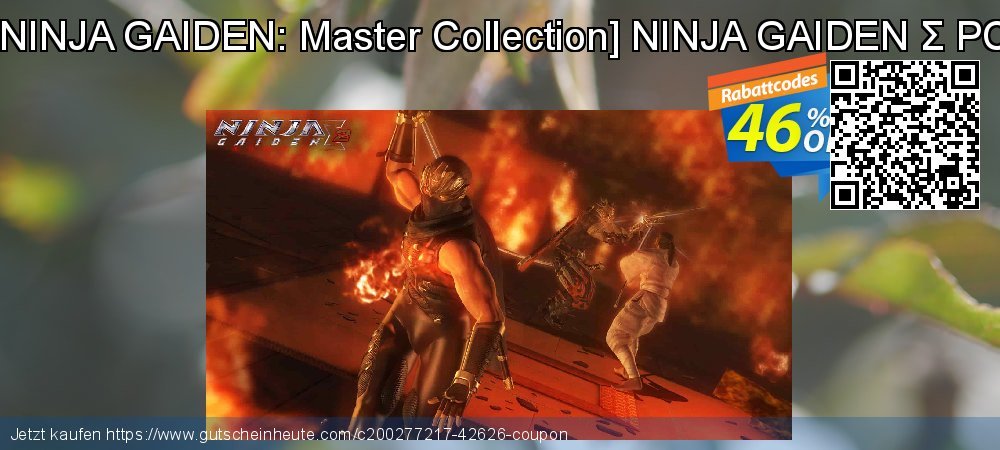  - NINJA GAIDEN: Master Collection NINJA GAIDEN Σ PC ausschließenden Diskont Bildschirmfoto