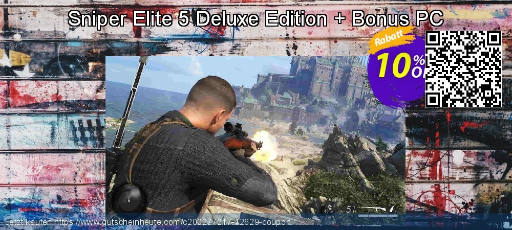 Sniper Elite 5 Deluxe Edition + Bonus PC erstaunlich Verkaufsförderung Bildschirmfoto