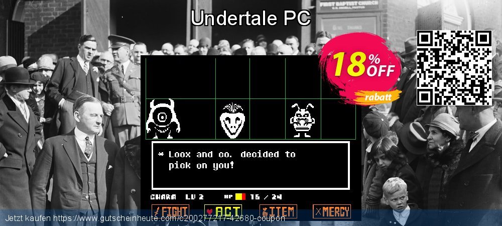 Undertale PC geniale Verkaufsförderung Bildschirmfoto