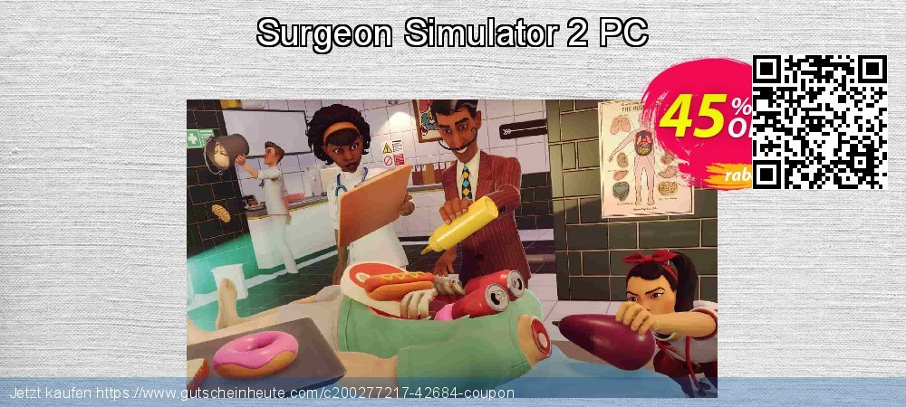 Surgeon Simulator 2 PC klasse Preisnachlass Bildschirmfoto