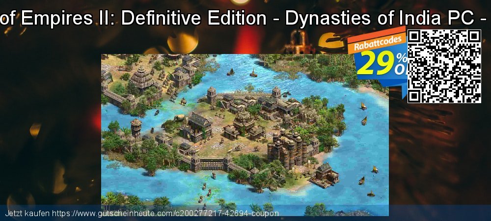 Age of Empires II: Definitive Edition - Dynasties of India PC - DLC großartig Diskont Bildschirmfoto