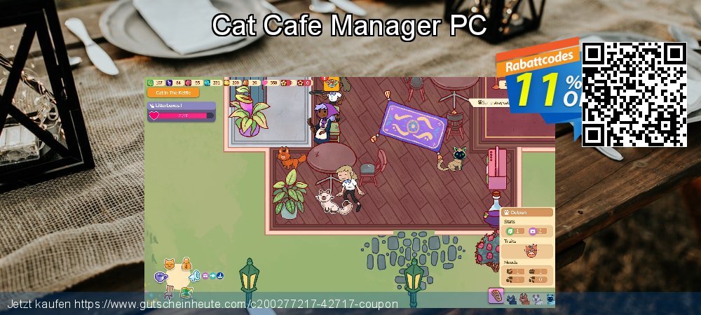 Cat Cafe Manager PC uneingeschränkt Preisreduzierung Bildschirmfoto