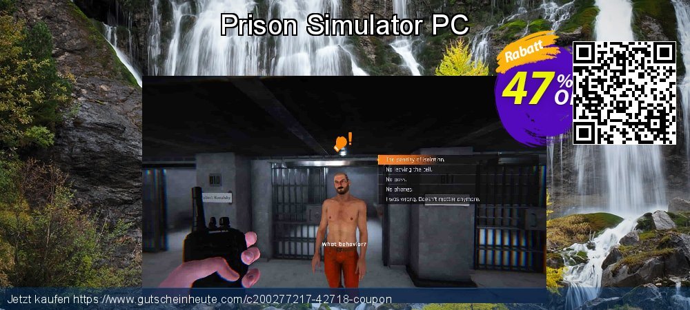 Prison Simulator PC ausschließlich Preisnachlass Bildschirmfoto