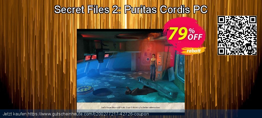 Secret Files 2: Puritas Cordis PC wunderbar Promotionsangebot Bildschirmfoto