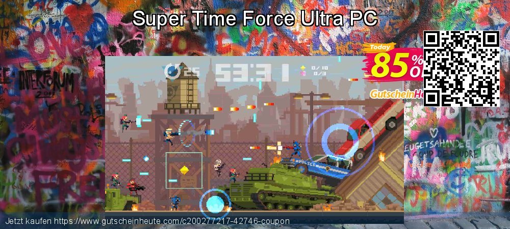 Super Time Force Ultra PC klasse Ermäßigung Bildschirmfoto