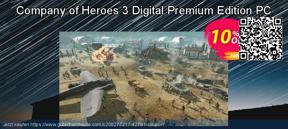 Company of Heroes 3 Digital Premium Edition PC wunderschön Ermäßigungen Bildschirmfoto