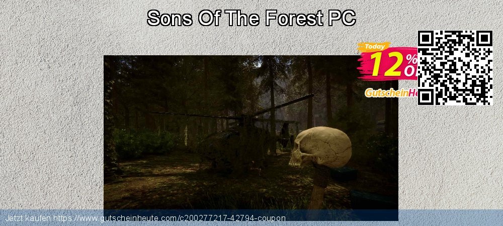 Sons Of The Forest PC überraschend Promotionsangebot Bildschirmfoto