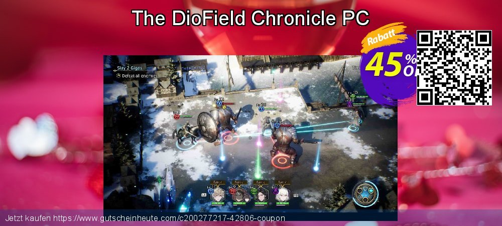 The DioField Chronicle PC genial Sale Aktionen Bildschirmfoto